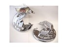 1800 Chrome Rotor Covers 